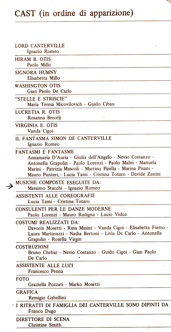 Locandina, retro