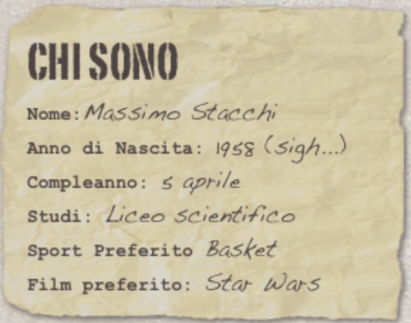 Foglietto Chi sono